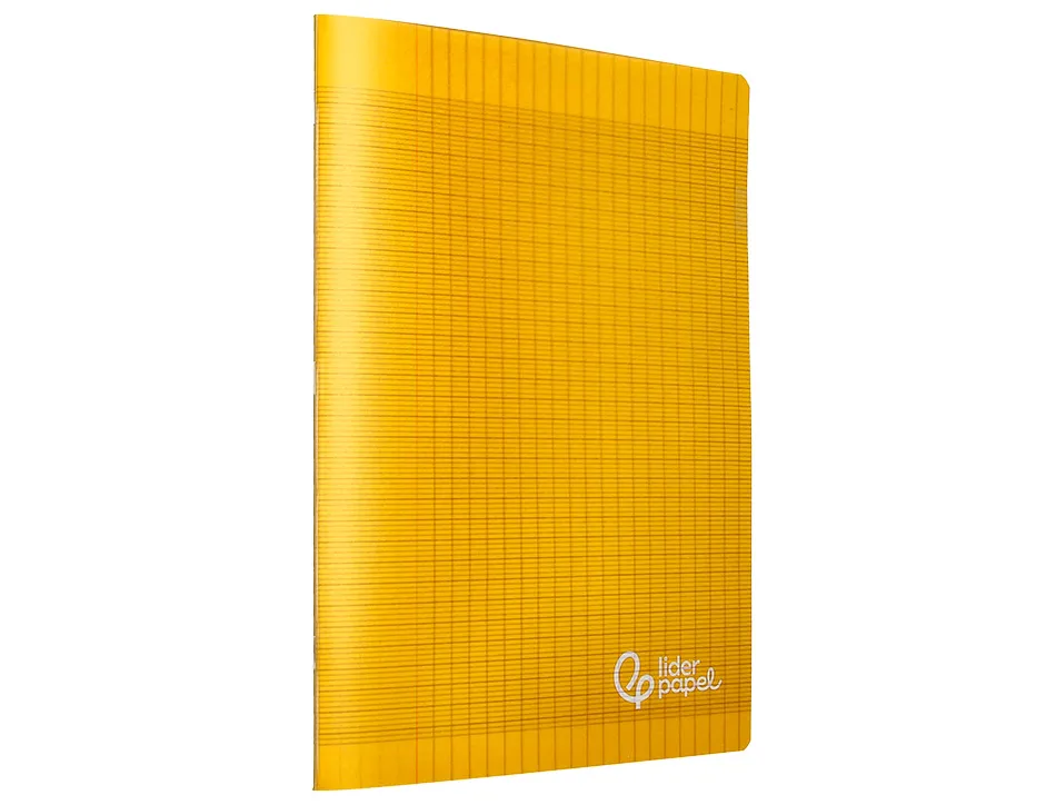 Cahier piqure liderpapel couverture pp 210x297mm 96p seyes coloris jaune