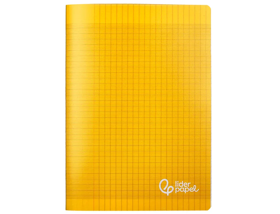 Cahier piqure liderpapel couverture pp 210x297mm 96p seyes coloris jaune