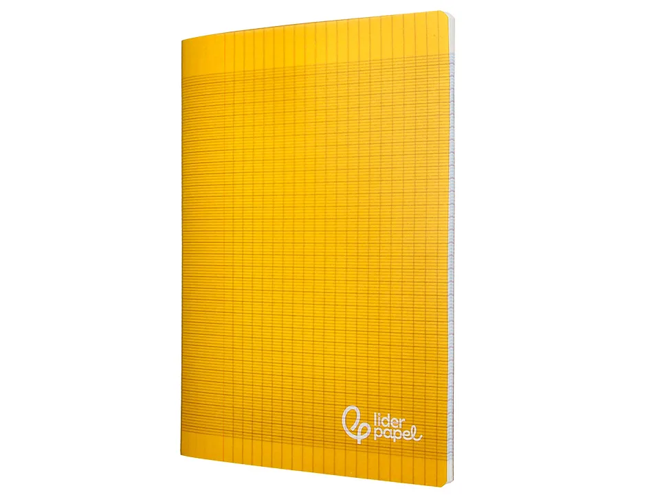 Cahier piqure liderpapel couverture pp 210x297mm 96p seyes coloris jaune