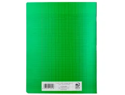 Cahier piqure liderpapel couverture pp 170x220mm 96p seyes coloris vert