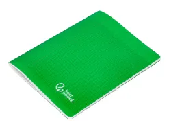 Cahier piqure liderpapel couverture pp 170x220mm 96p seyes coloris vert