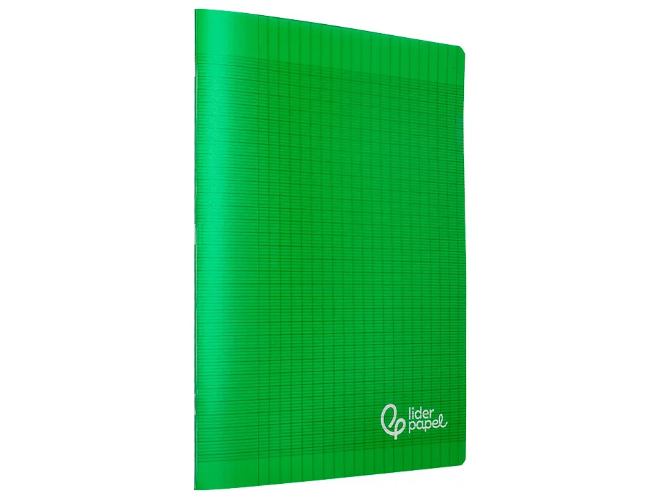 Cahier piqure liderpapel couverture pp 210x297mm 96p seyes coloris vert