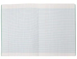 Cahier piqure liderpapel couverture pp 210x297mm 96p seyes coloris vert
