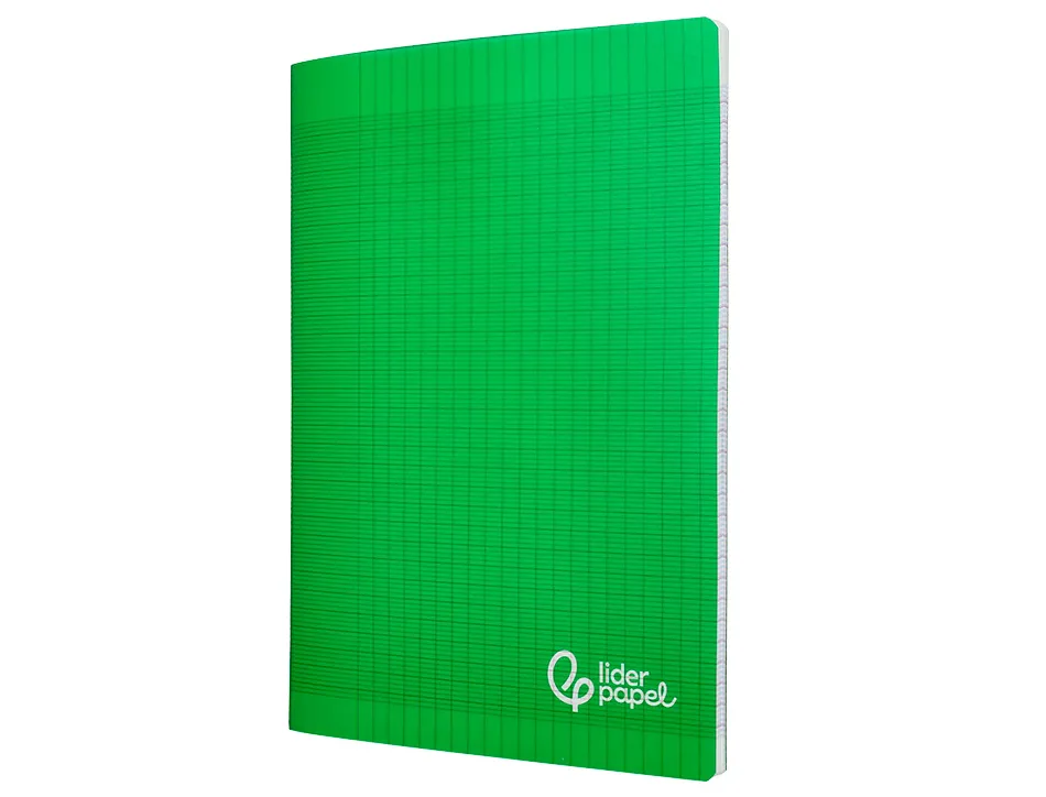 Cahier piqure liderpapel couverture pp 210x297mm 96p seyes coloris vert