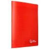 Cahier piqure liderpapel couverture pp 210x297mm 96p seyes coloris rouge