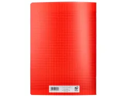 Cahier piqure liderpapel couverture pp 210x297mm 96p seyes coloris rouge