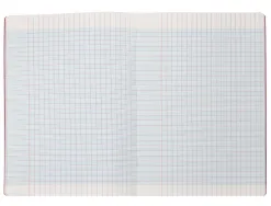 Cahier piqure liderpapel couverture pp 210x297mm 96p seyes coloris rouge