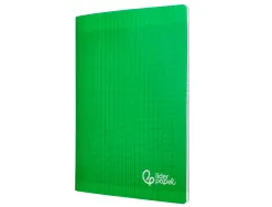 Cahier piqure liderpapel couverture pp 240x320mm 48p seyes coloris vert