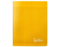 Cahier piqure liderpapel couverture pp 170x220mm 96p seyes coloris jaune