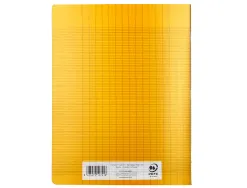 Cahier piqure liderpapel couverture pp 170x220mm 96p seyes coloris jaune