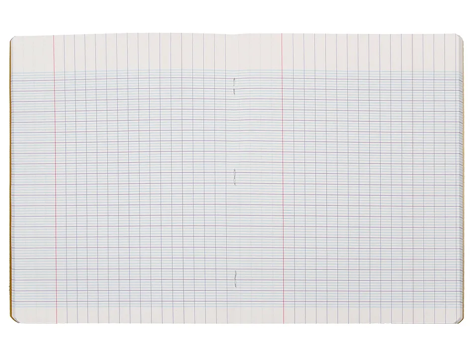 Cahier piqure liderpapel couverture pp 170x220mm 96p seyes coloris jaune