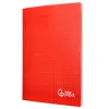 Cahier piqure liderpapel couverture pp 240x320mm 48p seyes coloris rouge