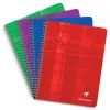 Cahier reliure spirale clairefontaine 17 x 22 cm 224 pages petits carreaux 5x5 papier 90g