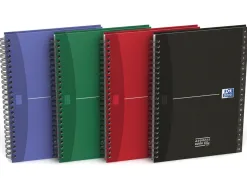 Cahier répertoire oxford office reliure intégrale couverture rembordée rigide a5 144 pages 90g réglure spécifique