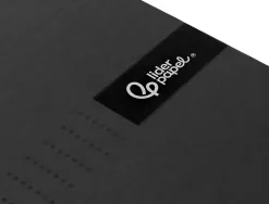 Cahier spirale liderpapel crafty couverture contrecollée a4 240p 90g/m2 5x5mm microperforé4 trous coloris noir