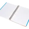 Cahier spirale liderpapel a5 micro wonder 240 pages 90g 5x5mm 6 trous 5 bandes couleurs jaune