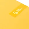 Cahier spirale liderpapel crafty couverture contrecollée a5 240p 90g/m2 5x5mm microperforé 6 trous coloris jaune