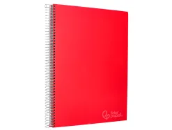 Cahier spirale liderpapel jolly couverture contrecollée a5 280p 75g/m2 5x5mm microperforé 6 trous coloris assortis