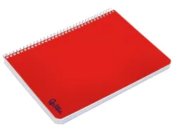 Cahier spirale liderpapel a4 serie smart couverture cartonnee souple 80f 75g/m2 5x5mm double marge 4 trous