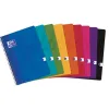 Cahier spirale oxford couverture cartonnée reliure intégrale optik paper a4 21x29,7cm 100 pages 90g séyès