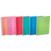 Cahier spirale oxford reliure intégrale my colours optik paper a4 21x29,7cm 180 pages 90g 5x5mm coloris assortis