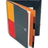 Cahier trieur oxford organiser book optik paper couverture polypropylène 160 pages ligné 3 rabats fermeture élastique
