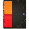 Cahier-chemise oxford meeting book optik paper couverture pp a4+ 21x32cm 160 pages ligné fermeture élastique
