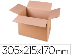 Caisse à hauteur variable antalis carton ondulé fond automatique prédécoupe aux angles 305x215x170mm
