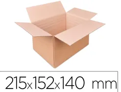 Caisse à hauteur variable antalis carton ondulé fond automatique rainage prédécoupe angles21,5x15,2x14cm