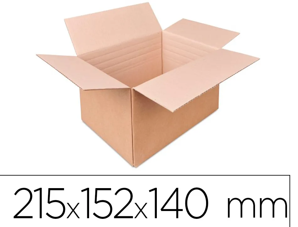 Caisse à hauteur variable antalis carton ondulé fond automatique rainage prédécoupe angles21,5x15,2x14cm