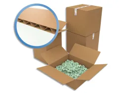 Caisse americaine master in simple cannelure 800 x 500 x 400 mm