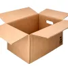 Caisse americaine q-connect ultra-resistante avec poignees double cannelure 7mm 700x440x330mm coloris kraft
