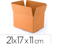 Caisse americaine q-connect encarton fond automatique cannelure 3mm 210x170x110mm montage rapide coloris kraft