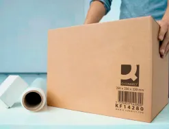 Caisse americaine q-connect carton recycle cannelure 5mm 350x250x220mm