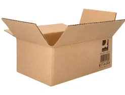 Caisse americaine q-connect carton recycle cannelure 5mm 350x250x220mm