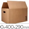 Caisse americaine q-connect ultra-resistante avec poignees double cannelure 7mm 600x400x290mm coloris kraf