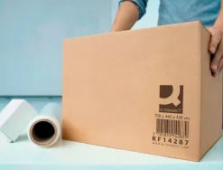 Caisse americaine q-connect ultra-resistante carton recycle double cannelure 7mm 700x440x330mm coloris kraft