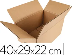 Caisse americaine q-connect carton recycle cannelure 5mm 400x290x220mm