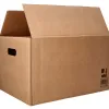 Caisse americaine q-connect ultra-resistante avec poignees double cannelure 7mm 500x340x310mm coloris kraft