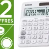 Calculatrice casio bureau ms-20uc grand écran 12 chiffres clacul taxes correction rapide mémoire indépendante blanc