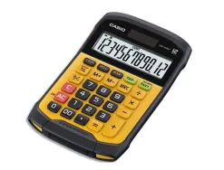 Calculatrice casio bureau wm-320mt grand ecran lcd 12 chiffres clavier detachable coloris noir