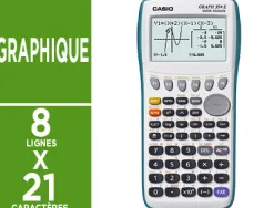 Calculatrice casio graphique graph 35+e ii python lycée calcul matriciel statistiques avancées 176x84x19mm 190g
