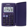 Calculatrice casio poche hl820 ver 8 chiffres couvercle rigide rotation 360 degrés mémoire pile 62.5x104x10mm 45g