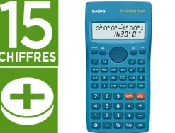 Calculatrice casio scientifique fx junior+ priorité calculs 155x78x20mm 115g coffret protection coulissant