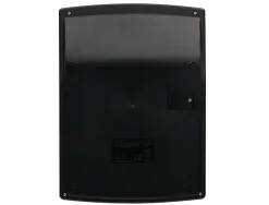Calculatrice de bureau liderpapel xf29 12 chiffres taxes solaire et piles coloris noir 190x140x30 mm