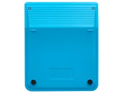 Calculatrice de bureau liderpapel xf21 10 chiffres solaire et piles 127x105x24 mm coloris bleu