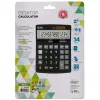 Calculatrice de bureau liderpapel xf31 14 chiffres solaire et piles coloris noir 170x122x35 mm