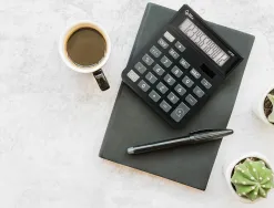 Calculatrice de bureau liderpapel xf26 12 chiffres solaire et piles 127x105x24 mm coloris noir