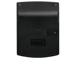 Calculatrice de bureau liderpapel xf27 12 chiffres taxes solaire et piles coloris noir 155x115x25 mm