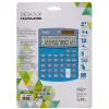 Calculatrice de bureau liderpapel xf28 12 chiffres double ligne couts ventes marge taxes solaire et piles